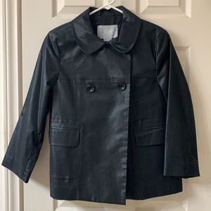 🌷3 for$25🌷Joe Fresh, US M, Black Shiny Finish Double Breasted Jacket
